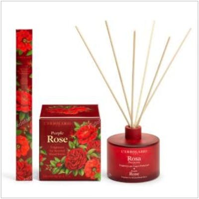 L'Erbolario Rosa Purpurea Fragancia Para Leños (Mikados) 200Ml L'Erbolario Rosa Purpurea Fragancia Para Leños (Mikados) 200Ml