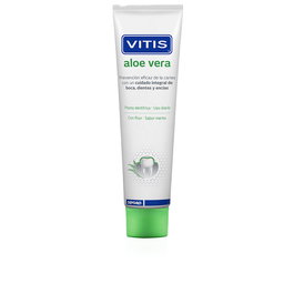 VITIS Pasta de Dientes Aloe Vera con Xilitol 150 ml - Manzana Menta - Remineralizante del Esmalte - Prevención de Caries