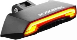 Rockbros LKWD-R1 Luz trasera con láser y mando a distancia, negra