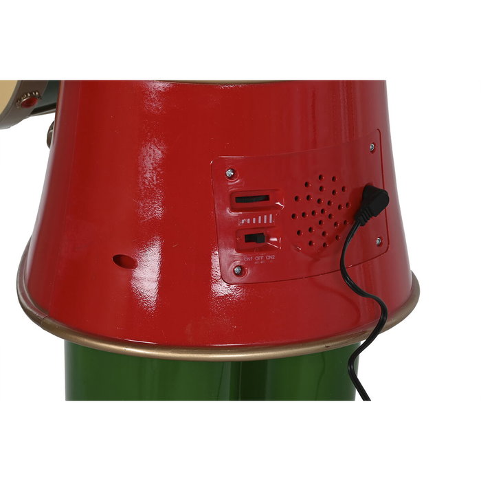 DKD Home Decor Cascanueces Figura LED Resina 38x45x122 con Movimiento Musical