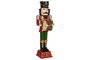 DKD Home Decor Figura Navidad Tradicional Cascanueces Musical Multicolor Resina 45 x 122 x 38 cm