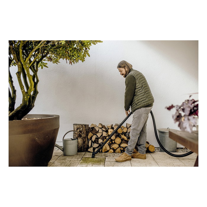 Kärcher WD 3 V-17/4/20 Aspiradora Cilíndrica de Uso Doméstico, Seca y Húmeda, Sin Bolsa, 17 Litros, 1000 W, Negro/Amarillo