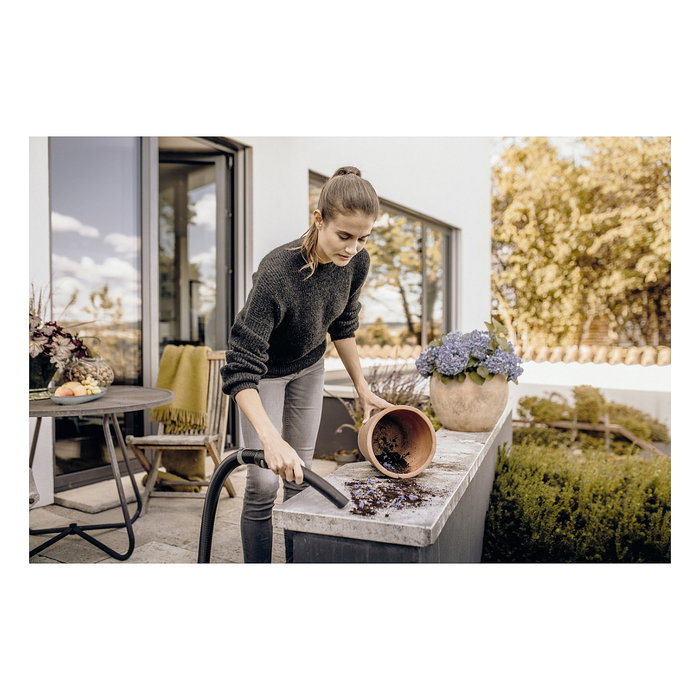 Kärcher WD 3 V-17/4/20 Aspiradora Cilíndrica de Uso Doméstico, Seca y Húmeda, Sin Bolsa, 17 Litros, 1000 W, Negro/Amarillo