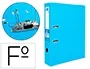 Liderpapel Archivador de palanca Folio Documenta Rado, lomo 75 mm, Celeste, con compresor metálico