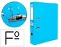 Liderpapel Archivador de palanca Folio Documenta Rado, lomo 75 mm, Celeste, con compresor metálico