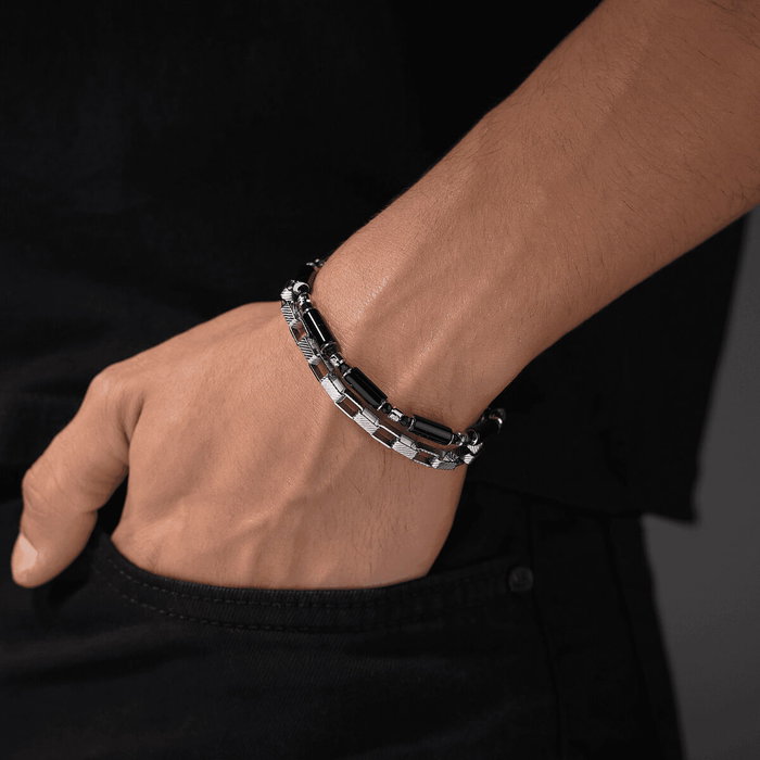 Pulsera Hombre Police PEAGB0037301 Negro