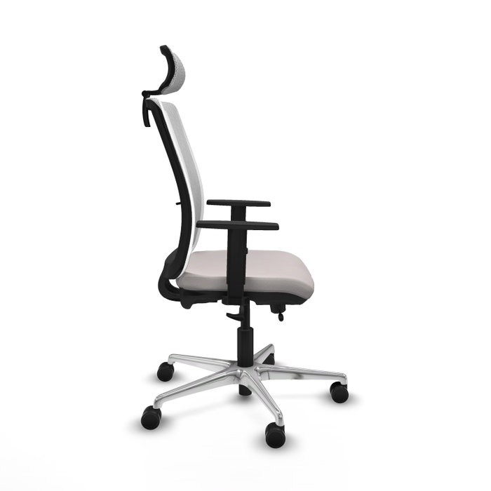 PIQUERAS Y CRESPO Silla de oficina Haches en Blanco con Mecanismo Sincro/Traslack PIQUERAS Y CRESPO Silla de oficina Haches en Blanco con Mecanismo Sincro/Traslack