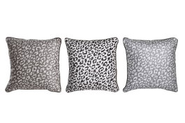 DKD Home Decor Surtido de Cojines Animales 43x43x15 cm Gris, Marrón, Beige