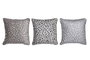 DKD Home Decor Surtido de Cojines Animales 43x43x15 cm Gris, Marrón, Beige