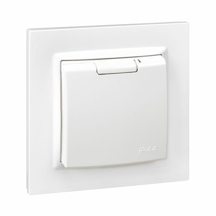 Simon Enchufe 2p+t tipo f monobloc blanco serie 10 Simon Enchufe 2p+t tipo f monobloc blanco serie 10
