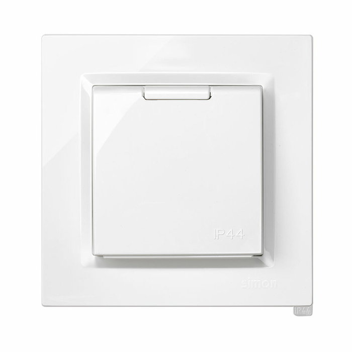 Simon Enchufe 2p+t tipo f monobloc blanco serie 10 Simon Enchufe 2p+t tipo f monobloc blanco serie 10