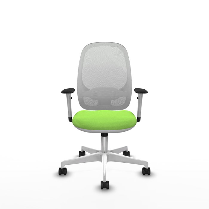 PIQUERAS Y CRESPO Silla de oficina Cilanco con mecanismo Sincro, Pistacho y Blanco PIQUERAS Y CRESPO Silla de oficina Cilanco con mecanismo Sincro, Pistacho y Blanco