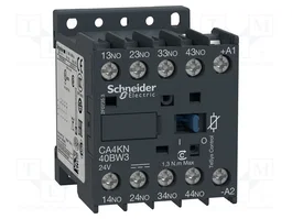 SCHNEIDER ELECTRIC Contactor TeSys D CA4KN40BW3 4-polar 10A 24VDC