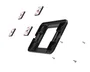 Compulocks SMP01B Carcasa Accesorio para Monitor Negro, Compatible con Montaje VESA 100x100 mm, 227 g