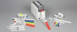 Zebra Z-Band Direct Wristband Blanco Rodillo