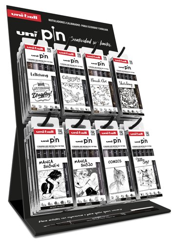 Uniball PIN Expositor de 32 Sets de Rotuladores Surtidos Uniball PIN Expositor de 32 Sets de Rotuladores Surtidos