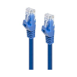 ALOGIC Patchkabel Cat6 2x RJ45 LSZH 1,5m Azul