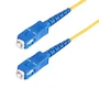 StarTech.com Cable de Fibra Óptica Simplex SC a SC OS2 Monomodo 100m 40G/100G Amarillo