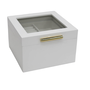 DKD Home Decor Joyero Tradicional Blanco 16 x 10 x 15 cm