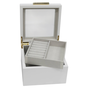 DKD Home Decor Joyero Tradicional Blanco 16 x 10 x 15 cm