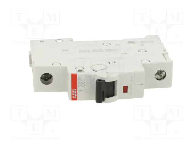 ABB S200M-C63 Interruptor magnetotérmico 1 polo 63A 10kA ABB S200M-C63 Interruptor magnetotérmico 1 polo 63A 10kA