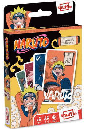FOURNIER Baraja Shuffle Fun Naruto 3 en 1