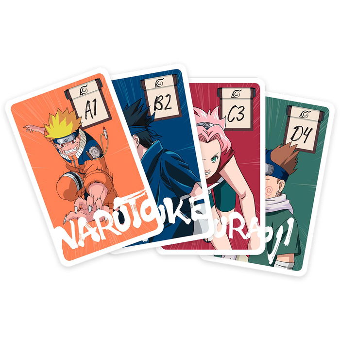 Fournier Baraja Shuffle Fun Naruto 3 En 1 10037630 Juegos de Cartas para Niños +4 Años