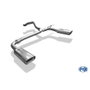 Fox Colas de Escape Derecha e Izquierda para Mercedes Clase M (W163) ML320-500 - 135 FXMB060060-593, pulidas, acabado plateado
