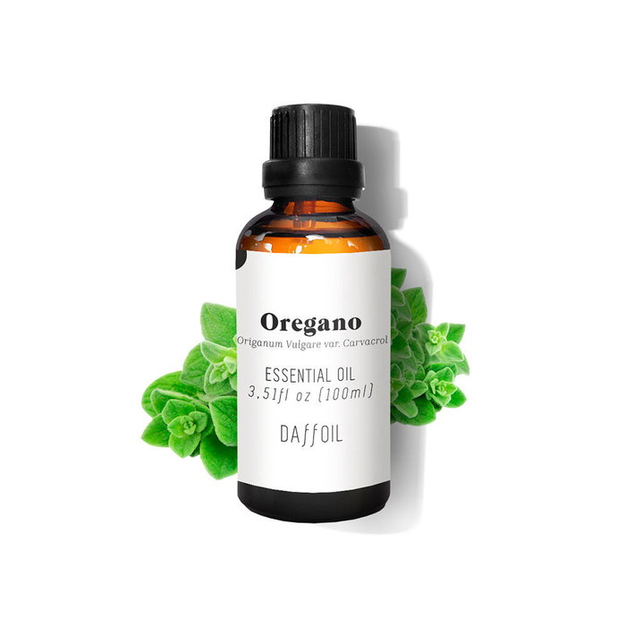 Daffoil Aceite Esencial de Orégano 100% Puro 100 ml - Antibacteriano, Antiviral, Antimicótico - Para Aromaterapia y Cuidado Natural
