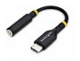 Startech Adaptador de audio USB-C a cable 3.5mm TRRS minijack USB tipo C