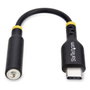 StarTech.com Adaptador de Audio USB-C a 3,5mm TRRS Minijack con DAC de 32 bits