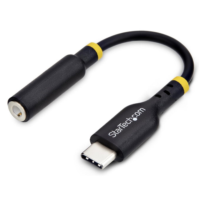 StarTech.com Adaptador de Audio USB-C a 3,5mm TRRS Minijack con DAC de 32 bits StarTech.com Adaptador de Audio USB-C a 3,5mm TRRS Minijack con DAC de 32 bits