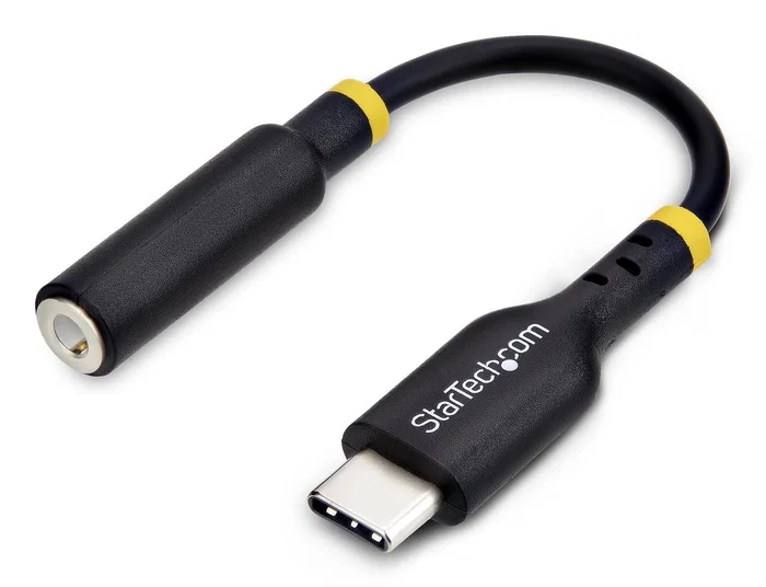 StarTech.com Adaptador de Audio USB-C a 3,5mm TRRS Minijack con DAC de 32 bits StarTech.com Adaptador de Audio USB-C a 3,5mm TRRS Minijack con DAC de 32 bits