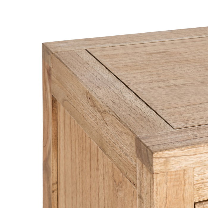 Cómoda Natural Madera Mindi Dormitorio 90 X 40 X 85 cm