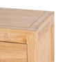 Cómoda Natural Madera Mindi Dormitorio 90 X 40 X 85 cm