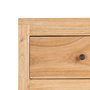 Cómoda Natural Madera Mindi Dormitorio 90 X 40 X 85 cm