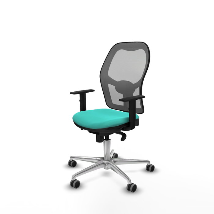 PIQUERAS Y CRESPO Silla de oficina Jorquera Turquesa y Gris PIQUERAS Y CRESPO Silla de oficina Jorquera Turquesa y Gris