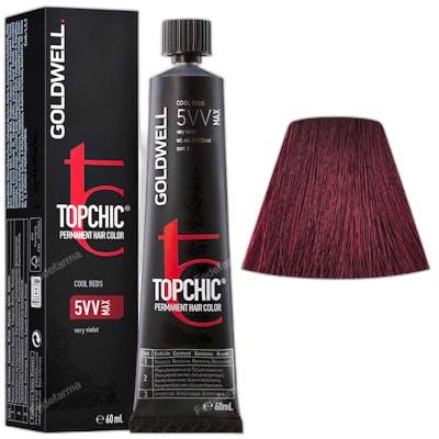 Goldwell TOPCHIC Tinte permanente para el cabello 5VV Very Violet 60 ml