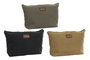 DKD Home Decor Surtido de 3 Neceseres de Lienzo 33x8x20 cm