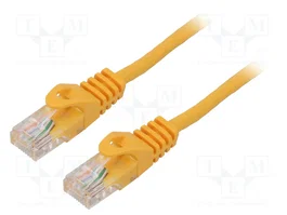 LANBERG Cable Patch Cord Cat 5e U/UTP 15m Naranja