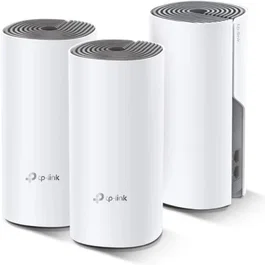 TP-Link Deco E4 DECO E4(3-PACK) V2 Sistema Mesh Wi-Fi Dual-Band AC1200 hasta 1167 Mbps, Cobertura hasta 370 m², Pack de 3 Unidades