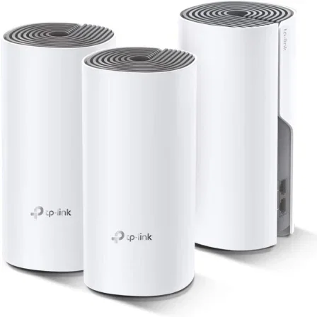 TP-Link Deco E4 DECO E4(3-PACK) V2 Sistema Mesh Wi-Fi Dual-Band AC1200 hasta 1167 Mbps, Cobertura hasta 370 m², Pack de 3 Unidades TP-Link Deco E4 DECO E4(3-PACK) V2 Sistema Mesh Wi-Fi Dual-Band AC1200 hasta 1167 Mbps, Cobertura hasta 370 m², Pack de 3 Unidades