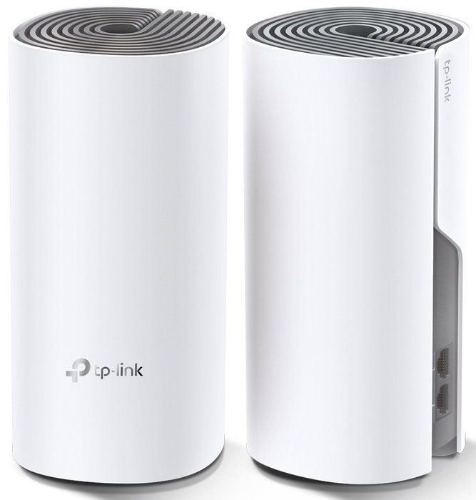 TP-Link Deco E4 AC1200 Whole Home Mesh Wi-Fi System (Pack de 3) El sistema Mesh Wi-Fi de 1200Mbps para cobertura total del hogar con pack de 3 unidades.