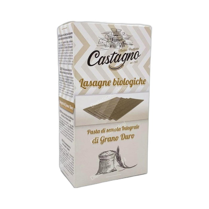 Castagno Lasaña de Trigo Duro Integral Eco, Pasta, 500 g Castagno Lasaña de Trigo Duro Integral Eco, Pasta, 500 g