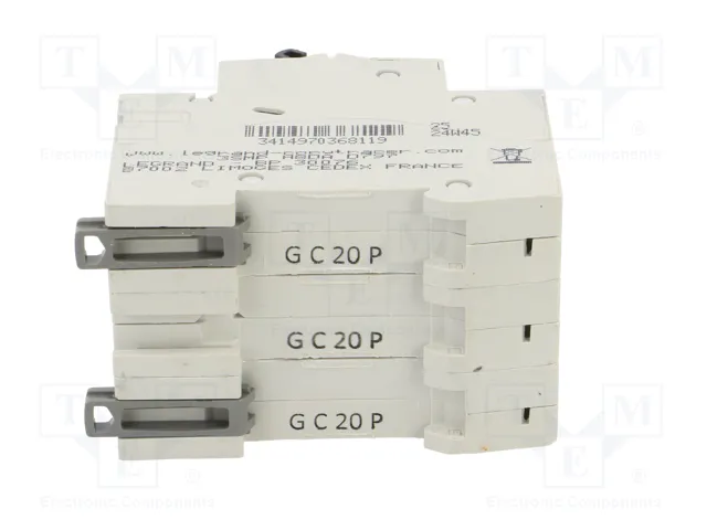 LEGRAND RX3 Interruptor magnetotérmico 3 polos 20A Caract C