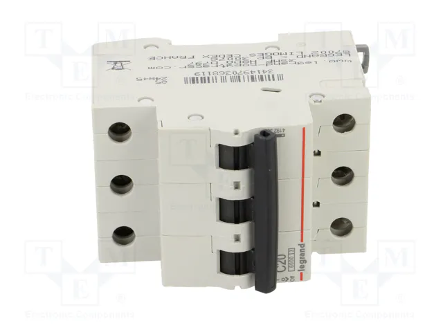 LEGRAND RX3 Interruptor magnetotérmico 3 polos 20A Caract C