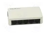 Qoltec 52245 Switch de red de 5 puertos RJ45 100Mbps LAN