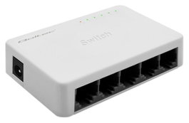 Qoltec 52245 Switch de red de 5 puertos RJ45 100Mbps LAN