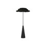 DKD Home Decor Lámpara de Pie de Metal y Fibra Negro