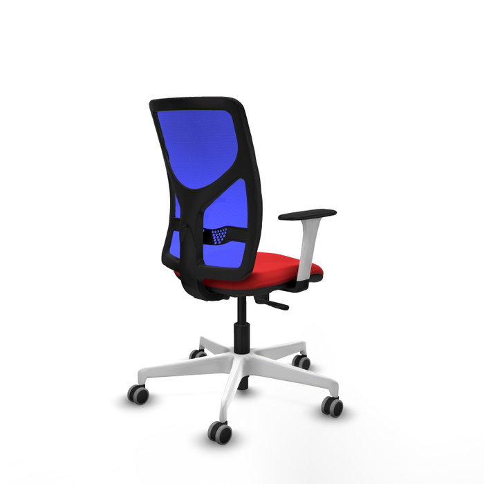 PIQUERAS Y CRESPO Silla de oficina Motilla con mecanismo Sincro, Rojo y Azul PIQUERAS Y CRESPO Silla de oficina Motilla con mecanismo Sincro, Rojo y Azul